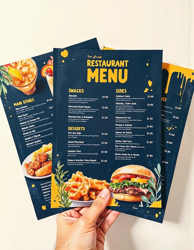 Menu Cards