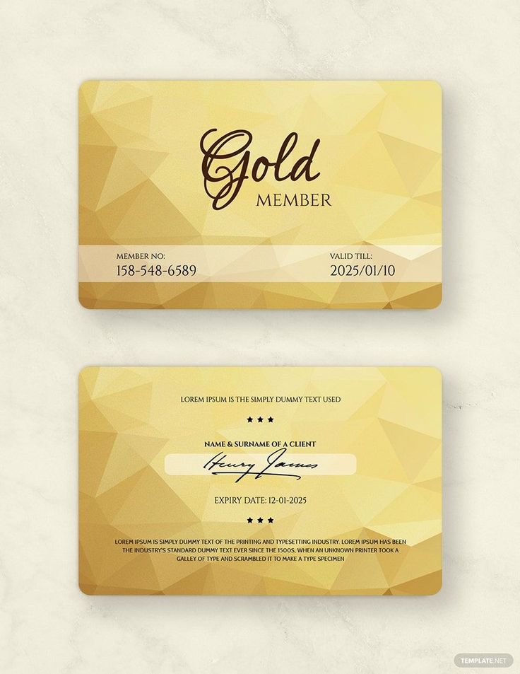 Membership Cards